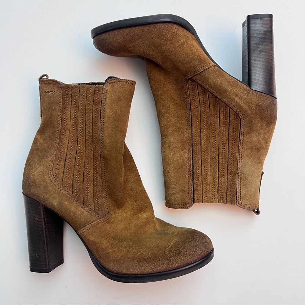 Geox High Heel Ankle Boot, Size 38/8